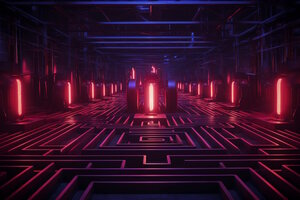 Фотография экшн-игры Лазертаг от компании Вольный стрелок (Фото 1)